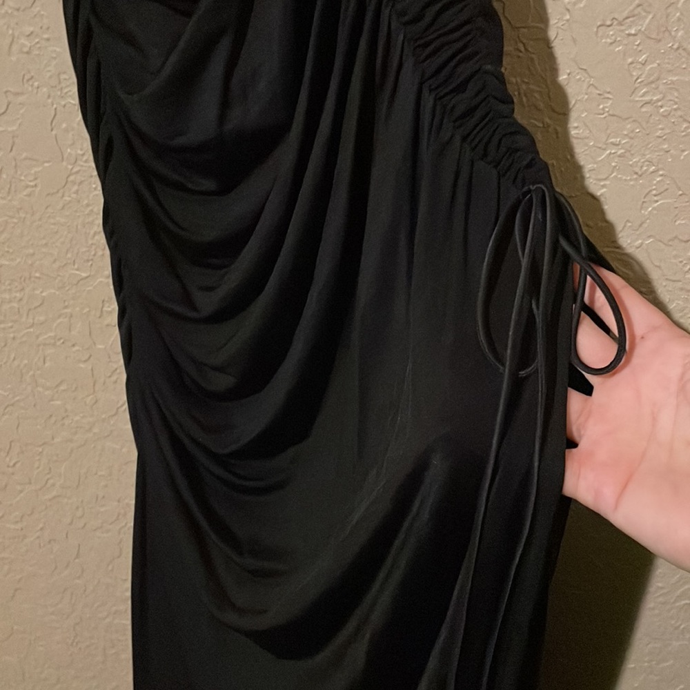 NWT 🌑 ALICE AND OLIVIA Lux Ruched Dress - Picture 9 of 12
